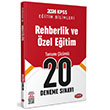 2024 KPSS Eitim Bilimleri Rehberlik ve zel Eitim 20 Deneme Snav Data Yaynlar