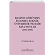 Basnn Gznden stanbul Teknik niversitene Dair Ksa Notlar (1944-1955) Dou Kitabevi