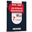 ABT Fen Bilimleri retmenlii Lokomotif 7 Deneme QR zml Dijital Hoca Akademi