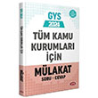 2024 GYS  Tm Kamu Kurumlar Mlakat Soru Cevap Data Yaynlar
