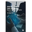 Stata Uygulamal Panel Veri Analizi Kmeleme Yntemine Dayal Bir Uygulama Gazi Kitabevi