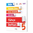 5. Snf Trke Akll Defter Orjin Yaynlar