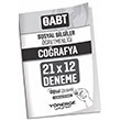  ABT Sosyal Bilgiler retmenlii Corafya 21x10 Deneme zml Ynerge Yaynlar