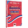 YDS YKDL YDT Snavlar in Gkhan Hoca le Franszca zgn Okuma Paralar 200 Metin 1000 Soru Yarg Yaynlar