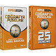 KPSS Corafya Pusulas Soru Bankas + 25 Deneme 2 li Set CBA Yaynlar