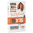 2024 KPSS Eitim Bilimleri Program Gelitirme 15 x 25 Deneme Dijika Yaynlar