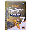 7. Sınıf İngilizce 16 Deneme Sınavı Fit Yayınları