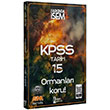 2025 Farkndasem KPSS Tarih 15 Deneme sem Yaynclk