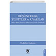 Dnceler, Tespitler ve Uyarlar Trk ve slam Dnyasn Ykseltmeye Ynelik Dnceler Dorlion Yaynlar