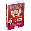 KPSS Ota Tarih 15 Deneme Dizgi Kitap