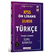 2024 KPSS n Lisans ilingir Trke Tamam zml Soru Bankas 5. Bask Dijital Hoca