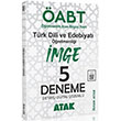 ABT Trk Dili Edebiyat retmenlii mge 5 Deneme Atak Yaynlar