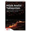 Mzik Analizi Yaklamlar Pegem Akademi Yaynclk