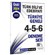 2024 ABT Trk Dili ve Edebiyat retmenlii Trkiye Geneli 4-5-6 Deneme Pegem Yaynlar