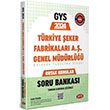Trkiye eker Fabrikalar A.. Mdrl GYS Ortak Konular Soru Bankas Data Yaynlar