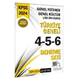 2024 KPSS Lise n Lisans Trkiye Geneli 4-5-6 Deneme Seti Pegem Yaynlar