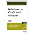 Milletleraras zel Hukuk Mevzuat Sekin Yaynclk