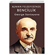 Alman Felsefesinde Bencillik Dorlion Yaynlar
