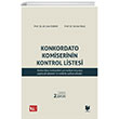 Konkordato Komiserinin Kontrol Listesi Adalet Yaynevi