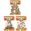 Hayvanlar Boyama Kitab (3 Kitap) Dokuz ocuk