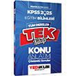 2025 KPSS Pratik Eitim Serisi Tm Dersler Eitim Bilimleri Tek Kitap Konu Anlatm (Soru laveli) Yediiklim Yaynlar