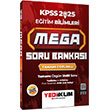 2025 KPSS Eitim Bilimleri Mega Tamam zml Soru Bankas Yediiklim Yaynlar