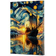 Van Gogh 2 Gemi izgili Yan Boyamal Defter Vivago Art
