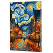 Van Gogh 3 Sokak izgili Yan Boyamal Defter Vivago Art