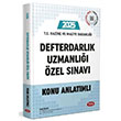 2025 Hazine ve Maliye Bakanl Defterdarlk Uzmanl zel Snav Konu Anlatm Data Yaynlar
