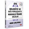 2025 Belediye ve Bal Kurulular le Mahalli dare Birlikleri 2. Grup Konu Anlatml Data Yaynlar