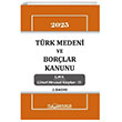2025 Trk Medeni Kanunu ve Borlar Kanunu Platon Hukuk Yaynlar
