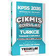 2026 KPSS Ortaöğretim-Önlisans Türkçe Konularına Göre Çıkmış Sorular(2024 soruları dahil) Yediiklim Yayınları