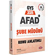 2025 GYS AFAD ube Mdr Konu Anlatml Data Yaynlar