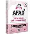 2025 GYS AFAD Eitim Uzman Sivil Savunma Uzman Soru Bankas Data Yaynlar