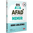 2025 GYS AFAD Memur Konu Anlatml Data Yaynlar 