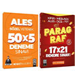 2025 ALES Szel Yetenek + Paragraf 5+21 Deneme 2 li Set Berk Ekici ndeks + EVP Akademi Yaynclk