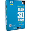 2026 KPSS Tm Adaylar in Tarih 30 Deneme Tamam zml Pegem Yaynlar