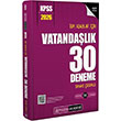 2026 KPSS Tm Adaylar in Vatandalk 30 Deneme Tamam zml Pegem Yaynlar