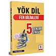 YKDL ngilizce Fen Bilimleri 5 Deneme Volkan Glgesiz Tercih Kitabevi