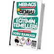 2025 MEB-AGS Eitim Temelleri DEJAVU Soru Bankas zml TKM Akademi