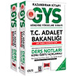 2025 GYS T.C Adalet Bakanl ef Tara Kadrosu in Ders Notlar 2 Cilt Yarg Yaynlar