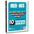 2025 MEB-AGS Eitimin Temelleri ve Trk Milli Eitim Sistemi 10 Deneme zml Hoca Kafas Yaynlar