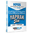 2026 KPSS Ortaretim-nlisans Matematik ek Kopart Yaprak Test Yediiklim Yaynlar