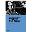 Alfred Jules Ayerin Duygucu Etik Teorisi izgi Kitabevi Yaynlar
