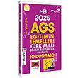 2025 MEB-AGS Eitimin Temelleri Trk Milli Eitim Sistemi ile Mevzuat 10 Deneme zml Anka Serisi - mer Ekici Yarg Yaynlar