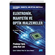 Elektronik, Manyetik ve Optik Malzemeler - Electronic, Magnetic, And Optical Materials Nobel Akademik Yaynclk