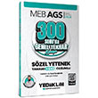 2025 MEB-AGS Sözel Yetenek 300 Soruda Genel Tekrar Kampı Çözümlü - Yusuf Bayraktar Yediiklim Yayınları