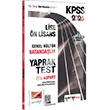 2026 KPSS Lise n Lisans Genel Kltr Vatandalk ek Kopart Yaprak Test Yarg Yaynlar