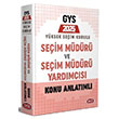 2025 GYS YSK Seim Mdr ve Yardmcs Konu Anlatml Grevde Ykselme Data Yaynlar