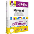 2026 MEB AGS Mevzuat Anayasa Soru Bankas zml Data Yaynlar